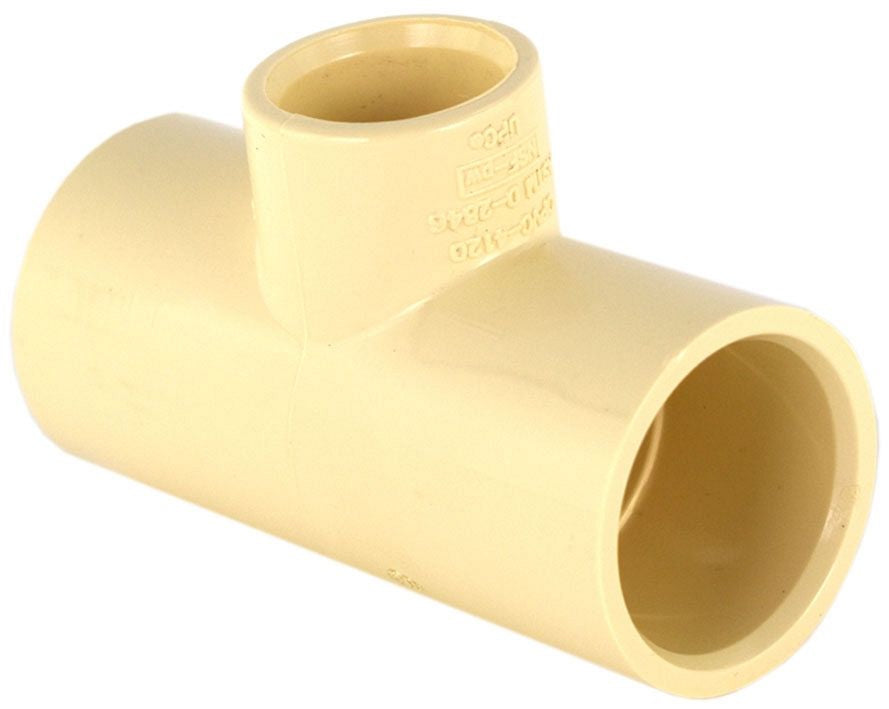 CHARLOTTE PIPE Charlotte Pipe 61194205244 FlowGuard Gold CPVC CTS Reducer Tee 3/4 inches X 1/2 inches X 1/2 inches