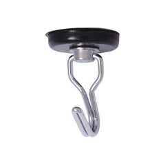 MASTER MAGNETICS Master Magnetics 07580 Magnetic Hook Organizer Rotating Swing Hook 65 Pound Pull Force 1.47 Diameter 0.54 Thick
