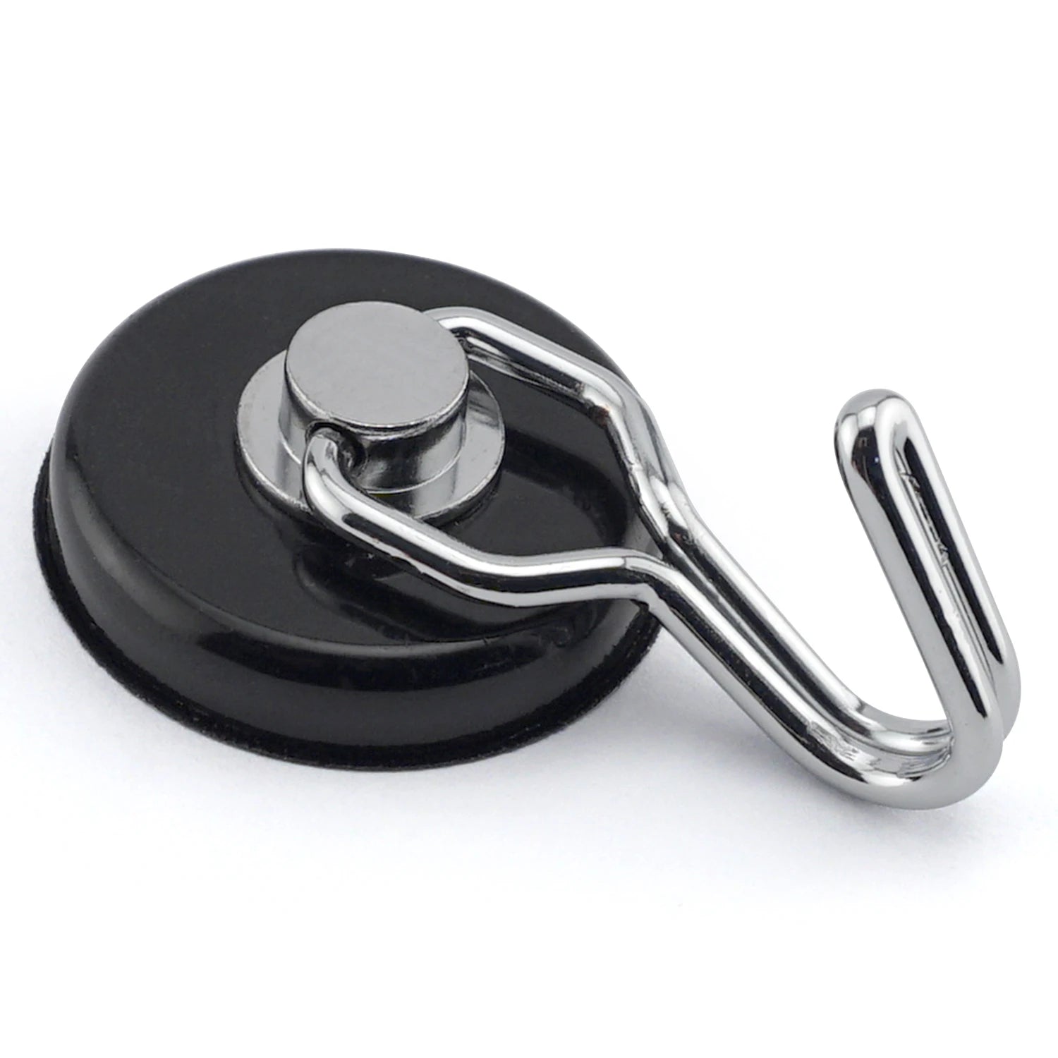 MASTER MAGNETICS Master Magnetics 07580 Magnetic Hook Organizer Rotating Swing Hook 65 Pound Pull Force 1.47 Diameter 0.54 Thick
