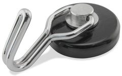 MASTER MAGNETICS Master Magnetics 07580 Magnetic Hook Organizer Rotating Swing Hook 65 Pound Pull Force 1.47 Diameter 0.54 Thick