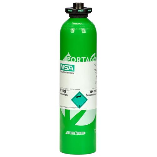 MSA SAFETY Msa Safety 10150595 calibration testing gas 116 l 1.45% ch4 15% o2 60 ppm co 20 ppm h2s