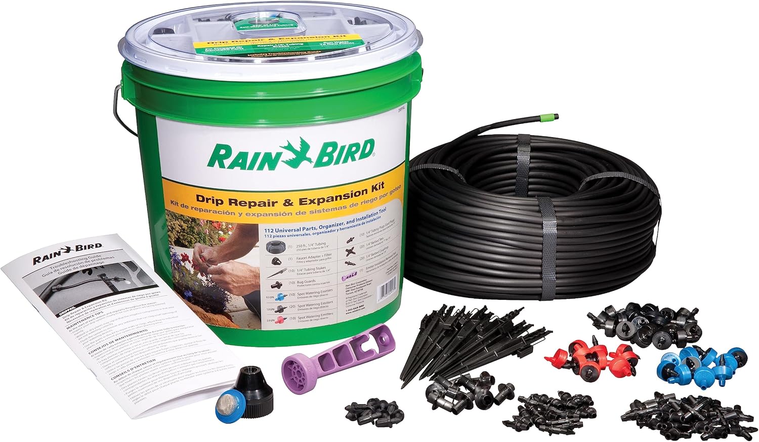 RAIN BIRD Rain Bird DRIPPAILQ drip irrigation repair and expansion kit 112-piece