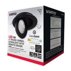 SATCO Satco S11842 Recessed Light 9 W Fixture 4 Inch Round