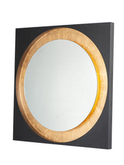 MAXIM Maxim E42040-GLBK Floating LED Mirror Square 31.5 inch
