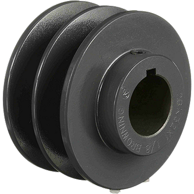TRANE Trane SHE05918 sheave 2 grv-a/b/fp 1.38 bore v-belt