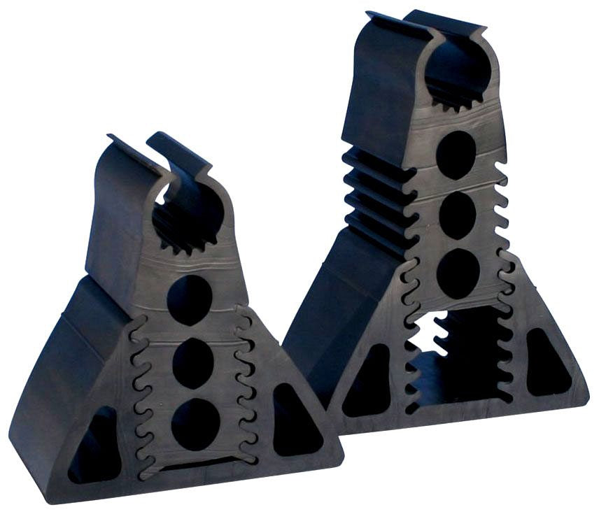 NVENT Nvent RPSE1H57 CADDY PYRAMID EZ Rubber-Based Support for 1 in. Rigid Conduit 1.315 in. O.D. Height Adjustment 5 to 7 in.