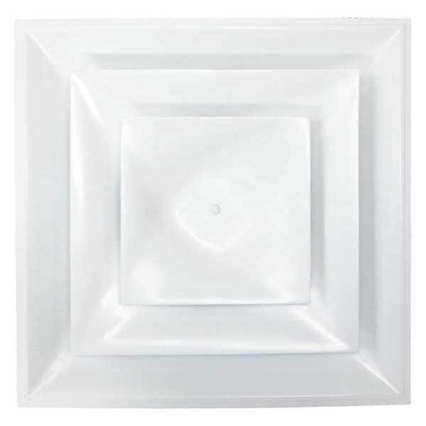 PLASTICADE Plasticade STR-C-6W Stratus Cone Diffuser with Neck 6 in.
