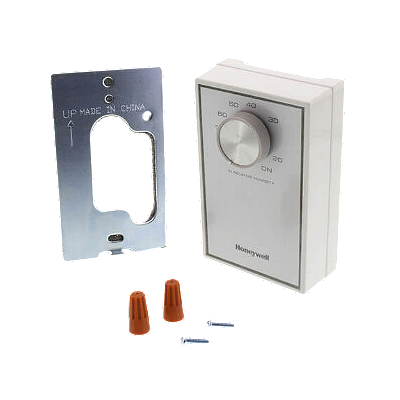 TRANE Trane H46C1166 humidistat dehumidifier wall mtd. w/case, cover and K