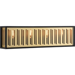 MATTEO LIGHTING Matteo Lighting W67704MB Goldenguild Wall Sconce 240W 4-Lights