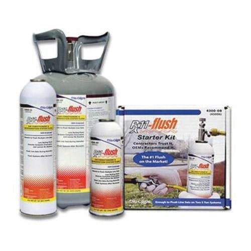 NU-CALGON Nu-Calgon NUCAL-4300-08 Rx11 flush starter kit 1lb can, hose, gun, valve