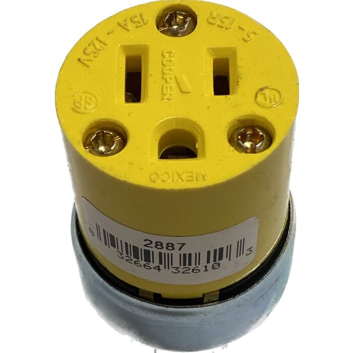 BRAMEC Bramec 8640 Armored Plastic Conn. 15 Amp 125V 14 Gauge Max