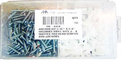 MONTI & ASSOCIATES Monti & Associates MA-8411 1/4 inches x 1 inches Plastic Anchor Kit