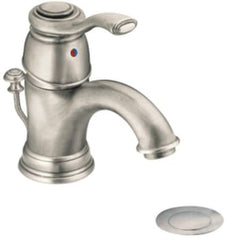 MOEN Moen MOE6102AN Single Lever Lavatory Faucet Antique Nickel