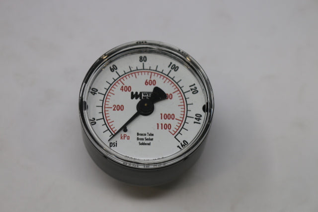 WEISS INSTRUMENTS Weiss Instruments WEISS-TL20-160-4B Pressure Gauge 0-160 Psi