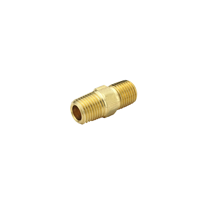 HOLYOKE FITTINGS Holyoke Fittings 122R-62 Brass Nipple 3/8 X 1/8 Inch