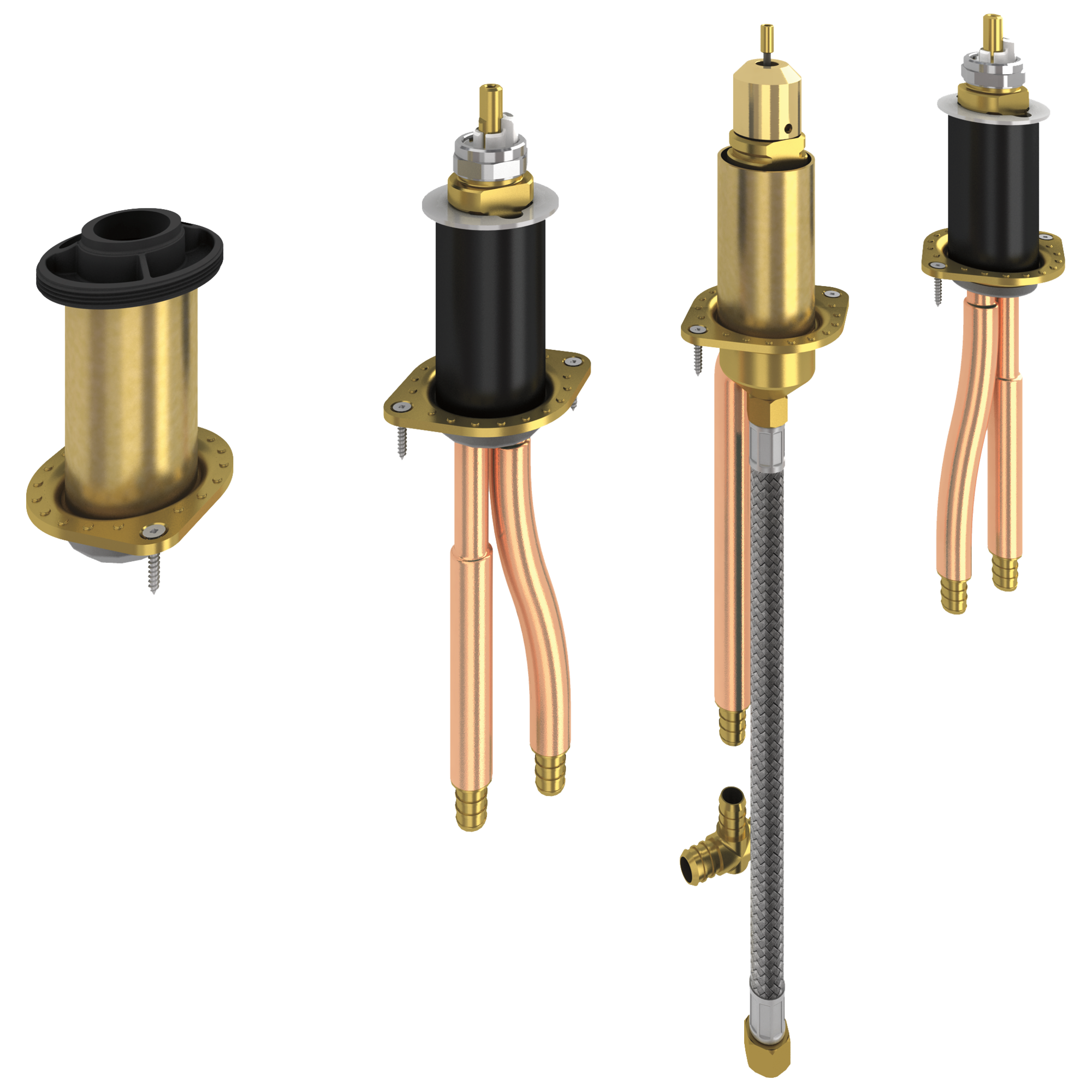 DELTA FAUCET Delta Faucet R4707-PX Flexible Mount Tub Shower Valve Pex