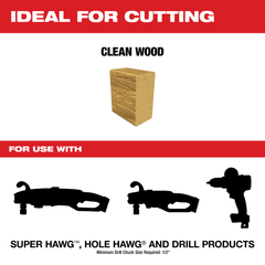 MILWAUKEE Milwaukee 48-13-0048 Speed Feed Wood Bit 1/2 X 6 Inch