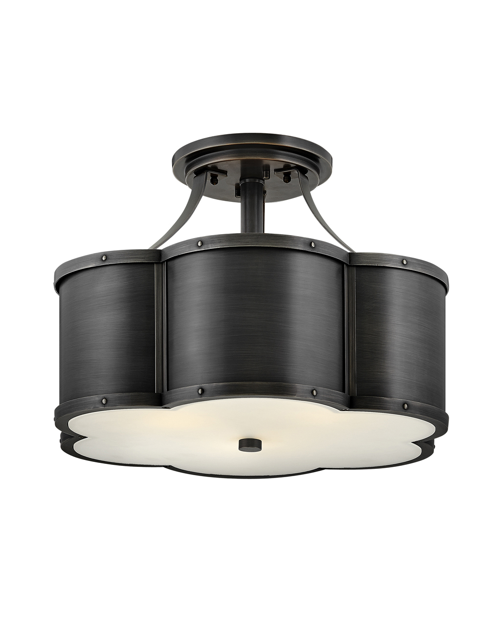 HINKLEY Hinkley 4444BLB Semi-flush Mount Blackened Brass