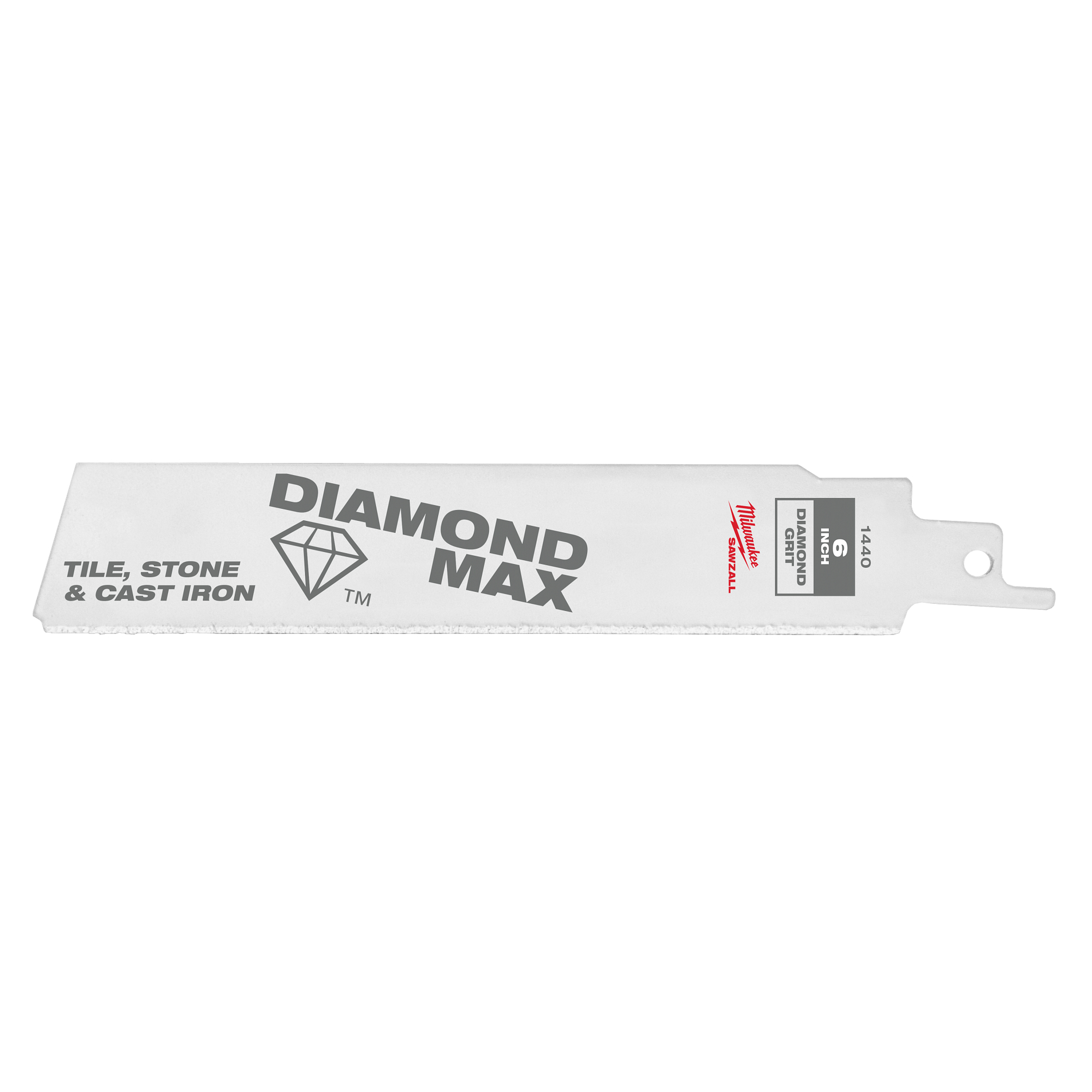 MILWAUKEE Milwaukee 48-00-1440 Diamond Grit Sawzall Blade 6 in