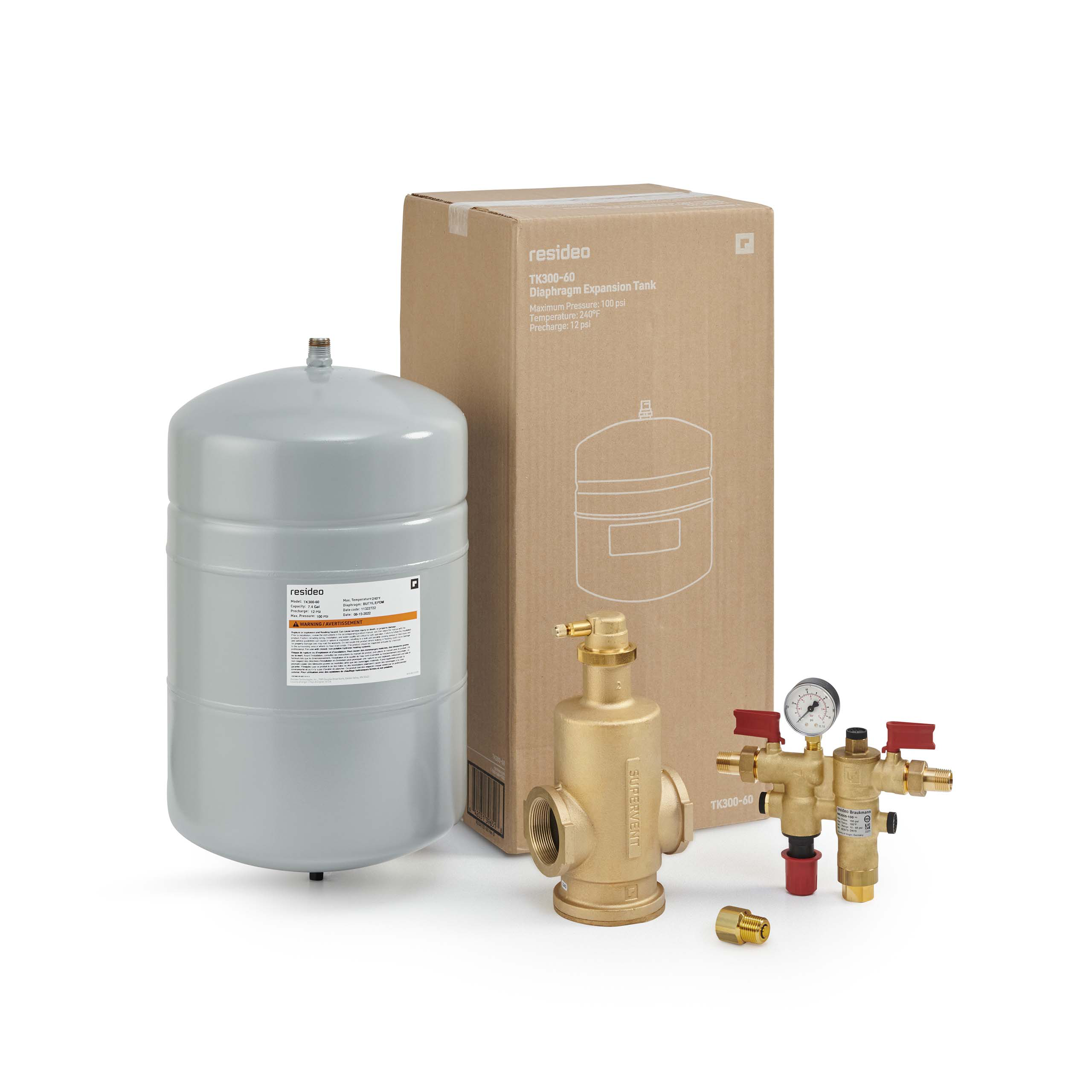 THERMO KING Thermo King TK60PV200NK/U 7.6 Gal Boiler Trim Kit Npt