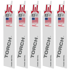 MILWAUKEE Milwaukee 48-00-5786 Reciprocating Saw Blade 24 Tpi 5 Pack