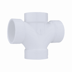 CHARLOTTE PIPE Charlotte Pipe PVC-428-1-1/2 Pvc Dwv Double Sanitary Tee