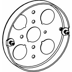 ORBIT INDUSTRIES Orbit Industries 4PB Round Ceiling Pancake Switch Box
