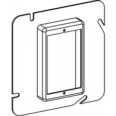 ORBIT INDUSTRIES Orbit Industries 51058 1-gang Square Device Ring 5/8 Inch Raised