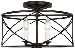 SEAGULL LIGHTING Seagull Lighting CF1134AI Foyer Light Aged Iron