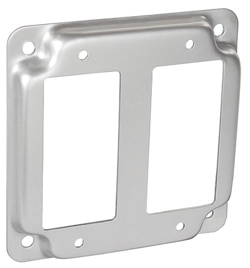 SOUTHWIRE Southwire G1950 4 in Square Gfci Surface Cover 2-gang 50-pack