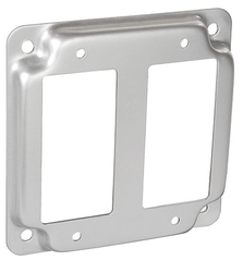 SOUTHWIRE Southwire G1950 4 in Square Gfci Surface Cover 2-gang 50-pack
