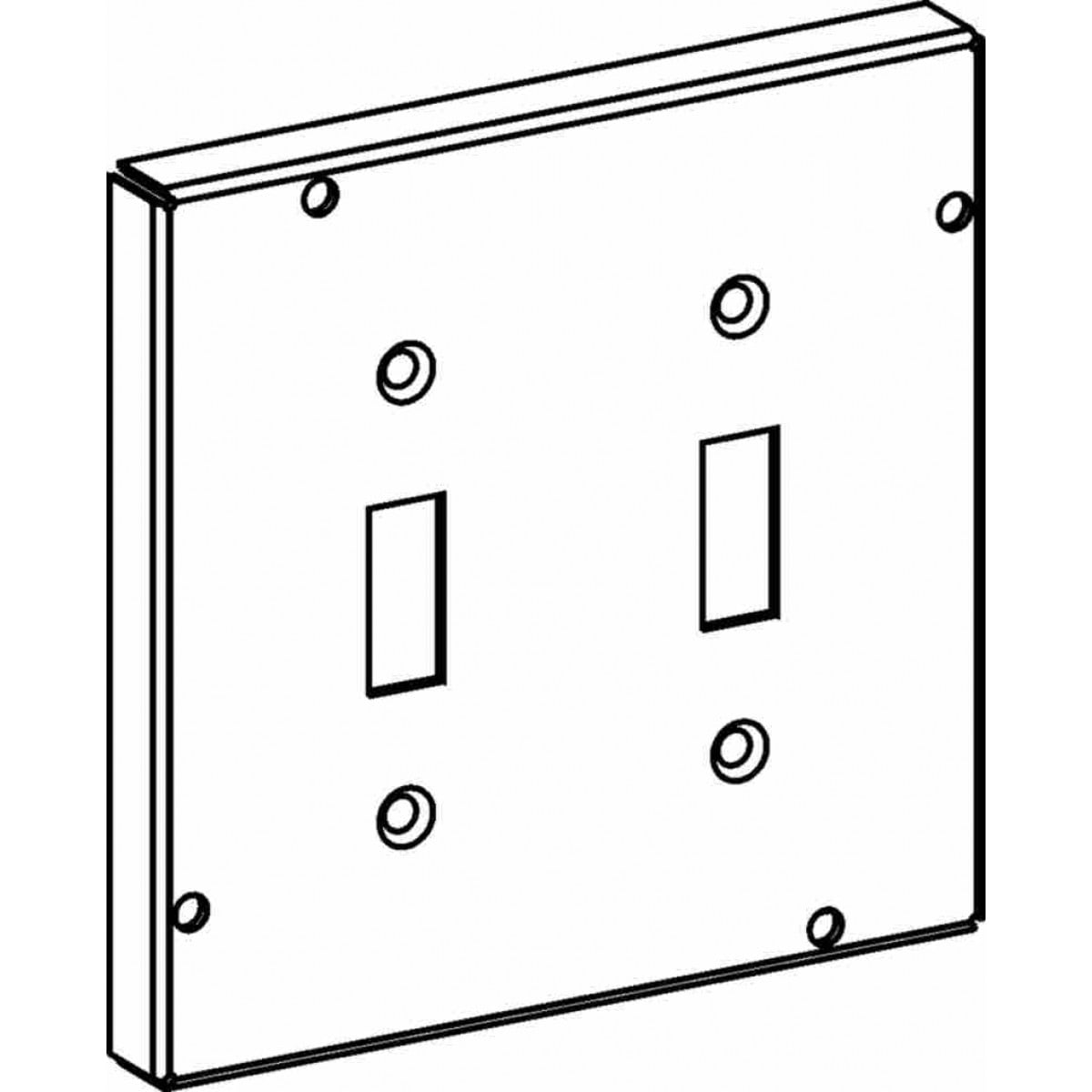 ORBIT INDUSTRIES Orbit Industries 5511 Industrial Switch Box Cover Galvanized