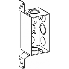ORBIT INDUSTRIES Orbit Industries HDB-1-MKO-FB Handy Box Galvanized Steel