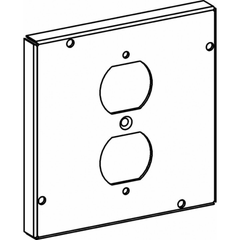 ORBIT INDUSTRIES Orbit Industries 5502 Square Switch Box Cover Duplex