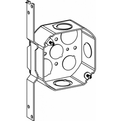 ORBIT INDUSTRIES Orbit Industries 4RB-MKO-FB Steel Switch Box 4x4x1.5 in