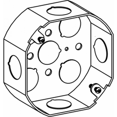 ORBIT INDUSTRIES Orbit Industries 4RB-50 Steel Switch Box 4x4x1.5 in