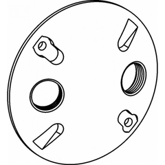 ORBIT INDUSTRIES Orbit Industries RC-2 Round Box Cover 4 Inch Gray