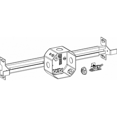 ORBIT INDUSTRIES Orbit Industries FSDB-NBH Fan Support Box 4x4 Steel