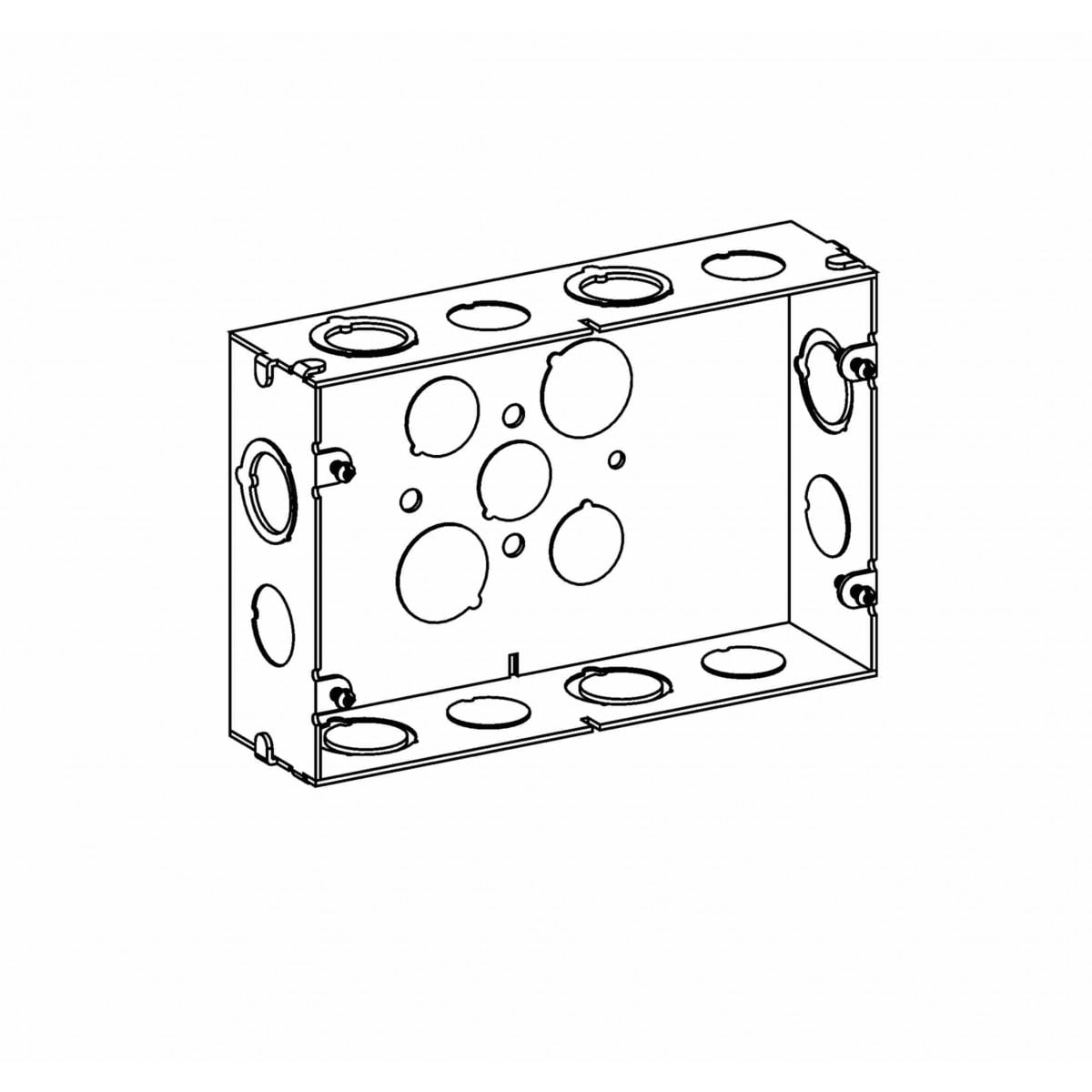 ORBIT INDUSTRIES Orbit Industries SB-2 2-gang Welded Switch Box