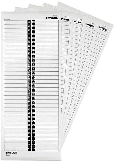 LEVITON Leviton LSTK6 Circuit Directory Labels 66 Pieces