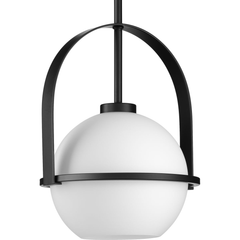 PROGRESS LIGHTING Progress Lighting P500358-31M One-light Matte Black Pendant