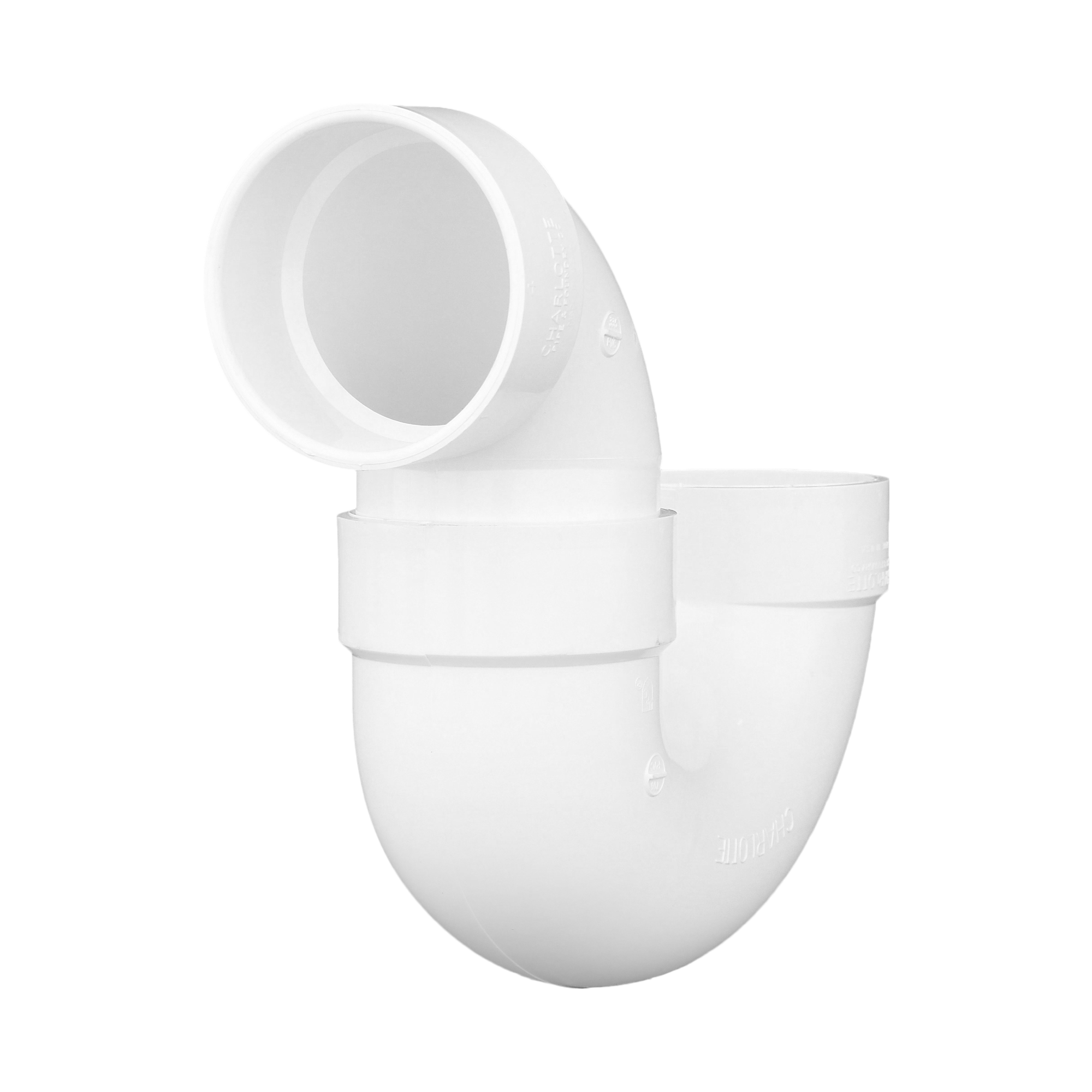 CHARLOTTE PIPE Charlotte Pipe PVC-706X-4IN 4 Inch Pvc Dwv P-trap