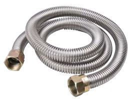 MUELLER INDUSTRIES Mueller Industries G012SS101448 Flex Gas Connector 48in
