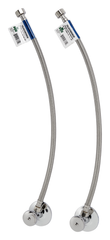 MCGUIRE Mcguire 175SS20 Lavatory Supply Braided Ss Riser 20 Inch
