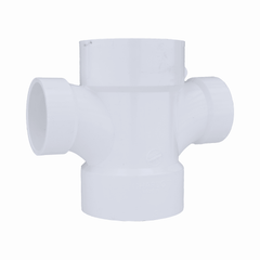 CHARLOTTE PIPE Charlotte Pipe PVC-429-3X3X2X2 Dwv Double Sanitary Tee