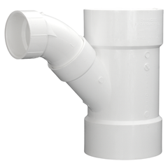 CHARLOTTE PIPE Charlotte Pipe PVC-504-6X6X3 Dwv Combo Wye 1/8 Bend