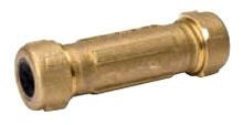 MUELLER INDUSTRIES Mueller Industries 160-307 Brass Compression Coupling 1.5 in