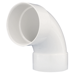 CHARLOTTE PIPE Charlotte Pipe PVC-300-14IN Pvc Dwv 90 Elbow 14 in Hub X Hub
