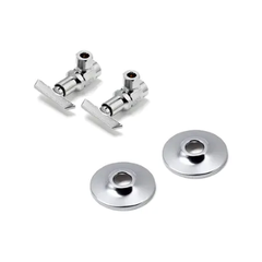 MCGUIRE Mcguire LFH175 Lavatory Supply Kit 5/8x3/8 Od Chrome 2pk