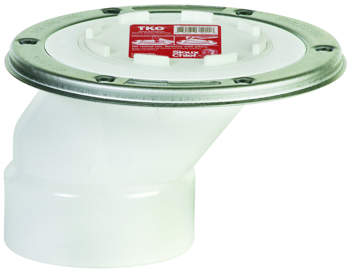 SIOUX CHIEF Sioux Chief 889-POTM Pvc Offset Closet Flange 4x3